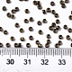 Electroplate Glass Seed Beads SEED-S042-01A-02-4