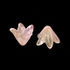Pulvériser perles de verre transparentes peintes GLAA-D006-14-3