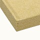 直方体合成木材のアクセサリーが表示されます  黄麻布の布で覆われた  ライトカーキ  350x240x30mm ODIS-N008-A-03-2