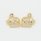 Nickel Free & Lead Free Golden Plated Alloy Charms PALLOY-J169-47G-NR-1