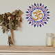 BENECREAT Om Symbol Stencils DIY-WH0172-913-5