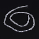 Chapelets de perles en verre transparent X-GLAA-R095-6mm-15-2