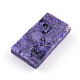 Dyed Natural Druzy Agate Rectangle Beads G-R275-74-3