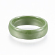 手作り陶器ワイドバンドリング  サイズ7  濃い緑  17mm RJEW-H121-21C-17mm-2