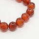 Natural Agate Faceted Round Beads Strands G-G872-10MM-C10-1