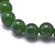 Natürliche taiwan jade bead stretch armbänder BJEW-K212-A-019-3
