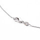 Brass Herringbone Chain Round Snake Chain Necklaces NJEW-Q285-01-2
