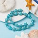 Chapelets de perles en turquoise synthétique G-YW0001-50A-2