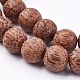 Chapelets de perles de noix de coco naturelle COCO-P002-03-3