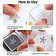 PandaHall Starfish Pattern Clear Stamps DIY-WH0167-56-682-3
