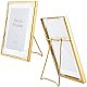 Glass Picture Frame with Iron Easel AJEW-WH0021-58B-6
