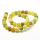 Dyed Natural Crackle Agate Round Beads Strands G-G055-10mm-12-2