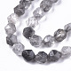 Chapelets de perle en quartz nuageux naturel G-S368-010B-3