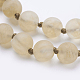 Collane di perline di vetro pietra anguria NJEW-P202-60-B04-2