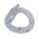 Chapelets de perles en agate avec dentelle bleue naturelle G-G927-02-2