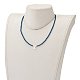 (vente de bijoux fêtes d'usine) colliers pendentif lettre coquille naturelle NJEW-JN03304-05-4