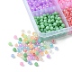 144G 12 Colors 6/0 Imitation Jade Glass Seed Beads SEED-YW0002-29-2