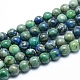 Brins de perles synthétiques chrysocolle et lapis-lazuli assemblées G-G823-07-12mm-1