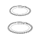 2 ensembles 2 couleurs couples ensembles de bracelets BJEW-SZ0001-34-2