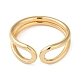 Polsino aperto in ottone&nbsp;RJEW-R143-01C-G-2
