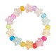 80pcs 8 Colors Transparent Acrylic Beads TACR-CJ0001-25-8