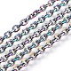 Ion Plating(IP) 304 Stainless Steel Cable Chain Necklaces NJEW-P251-01A-2