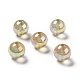 Placage uv perles acryliques irisées arc-en-ciel transparentes OACR-D010-01C-1
