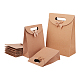 PandaHall 24 pcs 3 Sizes Kraft Paper Gift Bag with Ribbon Bowknot CARB-PH0002-06-1