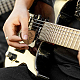 Gitarrenförmige hölzerne Gitarrenplektrenbox WOOD-WH0116-005-4
