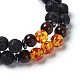 Natural & Synthetic Mixed Stone Beads Stretch Bracelets Sets BJEW-JB04220-3