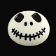 Halloween Theme Skull Resin Cabochons X-CRES-Q162-07-1