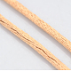 マクラメラテール中国結び作り用コードラウンドナイロン編み込みひも糸  サテンコード  バリーウッド  2mm  約10.93ヤード（10m）/ロール NWIR-O002-05-2
