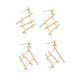 Cubic Zirconia Dangle Stud Earrings for Girl Women ZIRC-Z018-24G-1