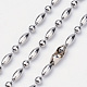 Electroplate Stainless Steel Ball Chain Necklaces X-NJEW-JN01790-02-1