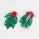 Christmas Party Accessories Supplies Iron with Cloth Alligator Hair Clips PHAR-XCP0001-02-13