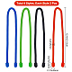 GORGECRAFT 8PCS 12-Inch Original Silicone Cable Tie Steel-Core Twist Ties Self-Gripping Multi-Color Hook and Loop Cord Keeper Cable Wrappers for Cord Management Home Office Desk Organization AJEW-GF0005-37-2