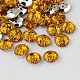 Botones redondos planos del diamante artificial de acrílico de Taiwán de 2-agujero BUTT-F015-11.5mm-07-1