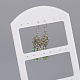 Organic Glass Earring Displays EDIS-G013-02-4