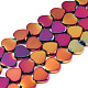 Стеклянные бусины с гальваническим покрытием  EGLA-N006-080-B03-1