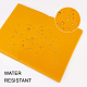 ジュエリー植毛織物  自己粘着性の布地  オレンジ  40x28.9~29cm  12シート/セット TOOL-BC0001-75X-7
