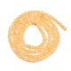 Natürlichen Topas Jade Perlen Stränge&nbsp;G-L662-A01-3mm-4