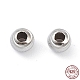 925 perline in argento sterling placcato rodio STER-K173-01C-P-1
