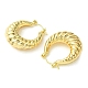 Brass Hoop Earrings for Women EJEW-D094-01G-2