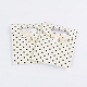 Paquetes de un día de San Valentín de polca de la impresión del punto bolsas de papel kraft / regalo con bowknot BP023-11-2