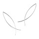 Boucles d'oreilles en laiton minimalistes EJEW-TA0010-01S-4