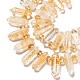 Chapelets de perles de citrine naturelle G-H247-05-2