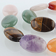 De piedras preciosas naturales mixtos hebras de perlas ovaladas G-E221-01-2