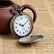 Ретро сплава плоские круглые подвеска карманные часы WACH-H016-02AB-2