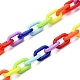 Personalisierte Acryl-Kabelketten-Halsketten X-NJEW-JN02899-4