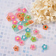 Pandahall Resin Frosted Cabochons RESI-TA0001-27-3